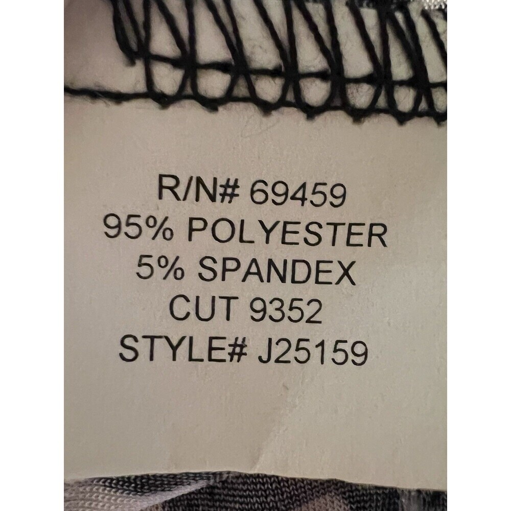 J. Valdi Sleeveless Coverup Pocket Black And White Dress Size Small - Picture 6 of 7